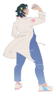 Flat full body sketch